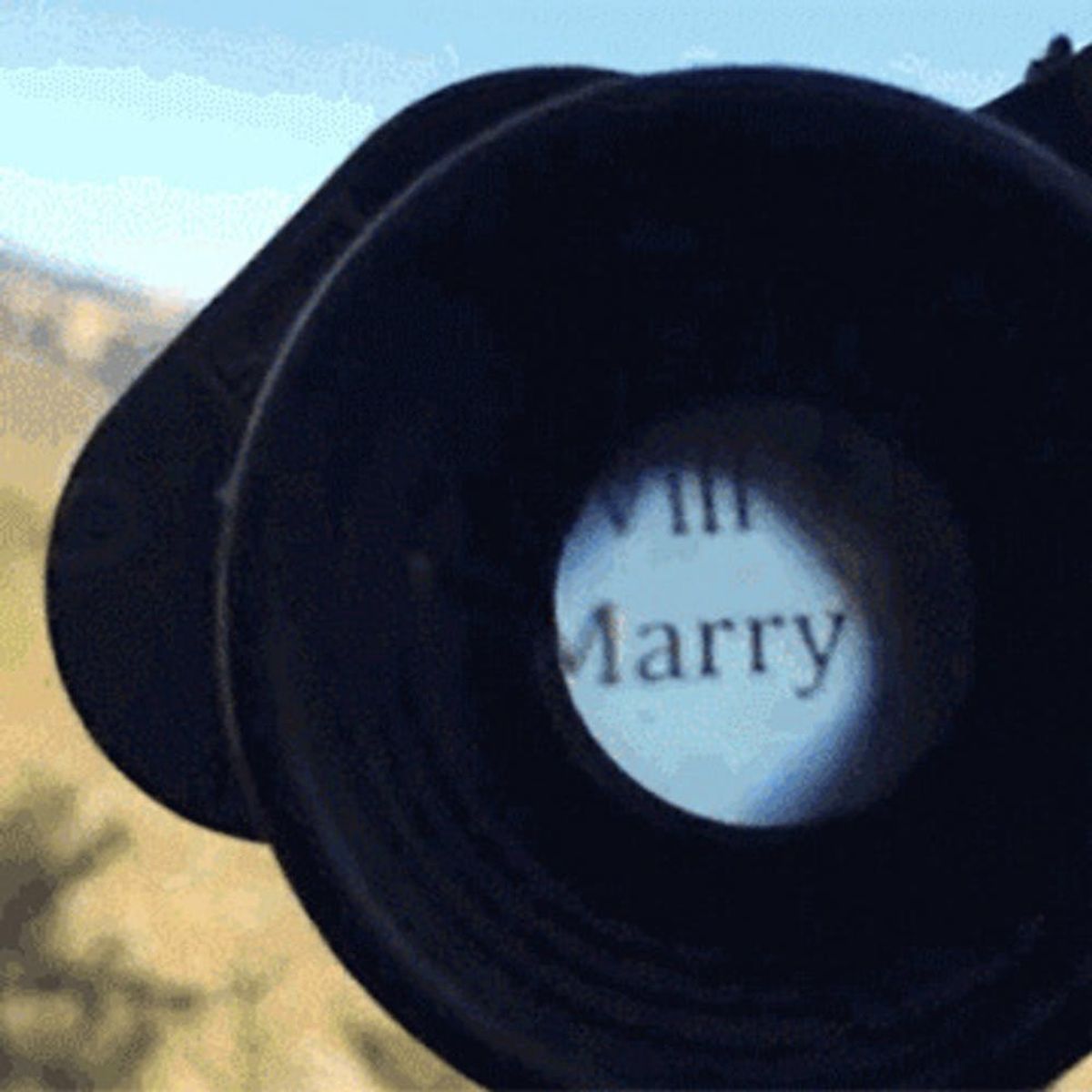 This Guy Hacked a Pair of Binoculars to Create the Sweetest Proposal Ever