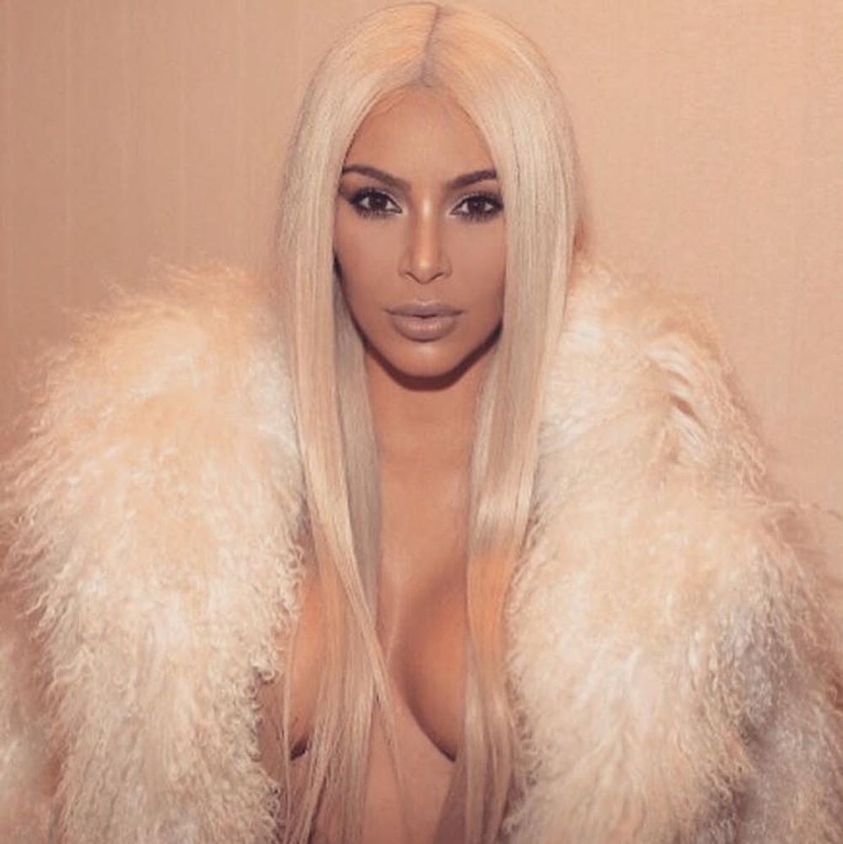 Kim Kardashian West Uses This Unlikely Item as Her Cleavage Secret