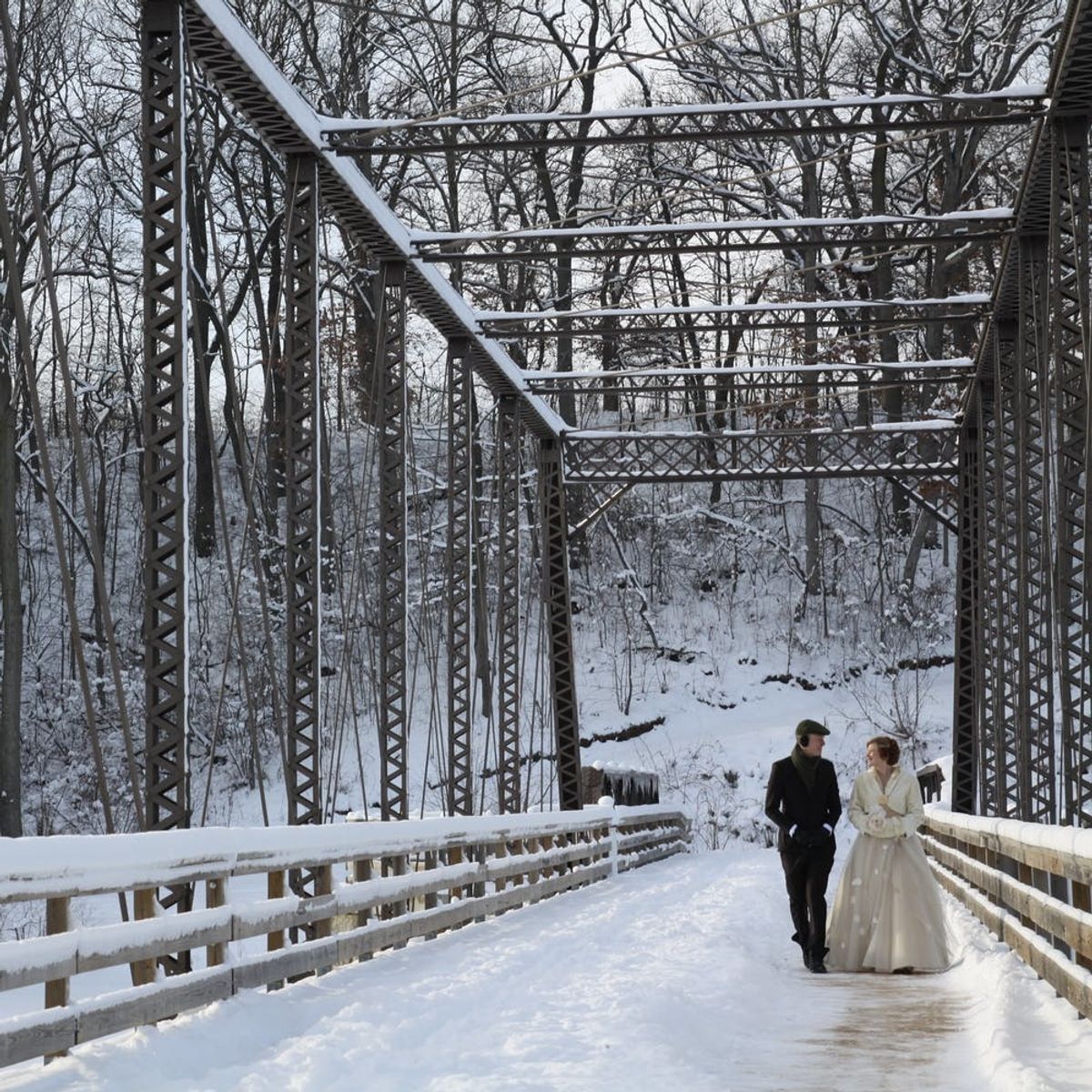 This Couple Pulled Off the Perfect (Outdoor!) Winter Wonderland Wedding