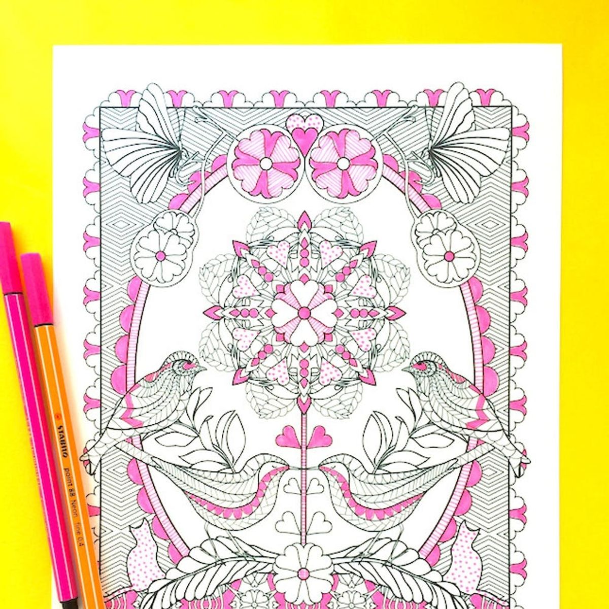 Take an Exclusive First Look at Adobe’s First Adult Coloring Book