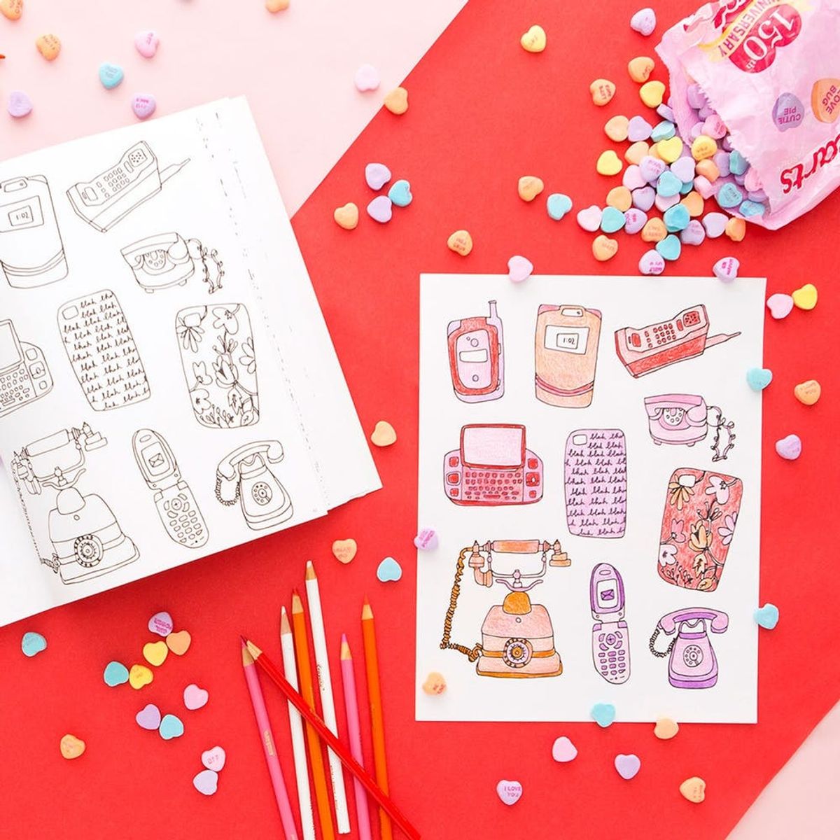 3 Printable Valentine’s Day Coloring Book Pages to DL Now