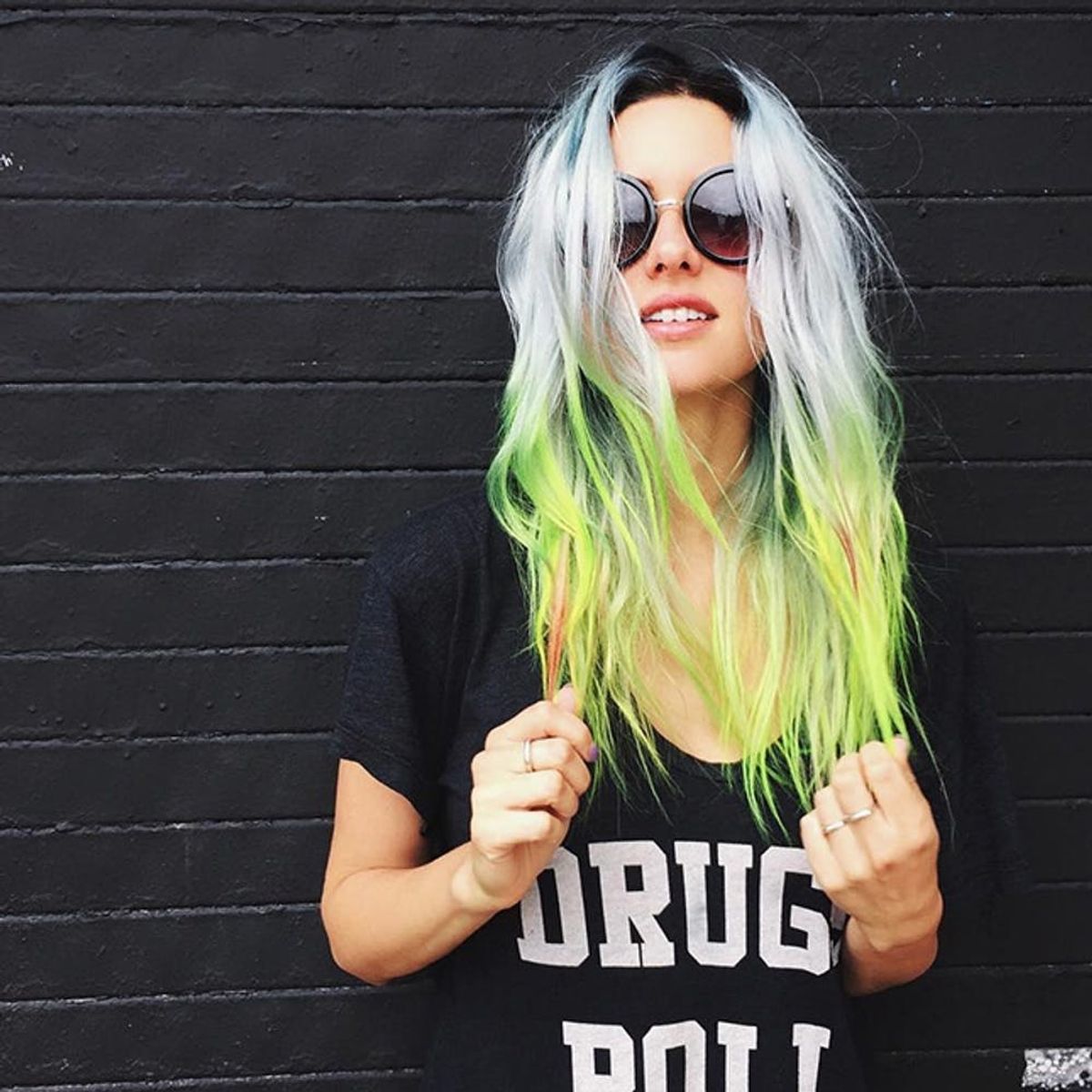 This Blogger Spills How She Keeps Her Unicorn Hair Fresh + Healthy