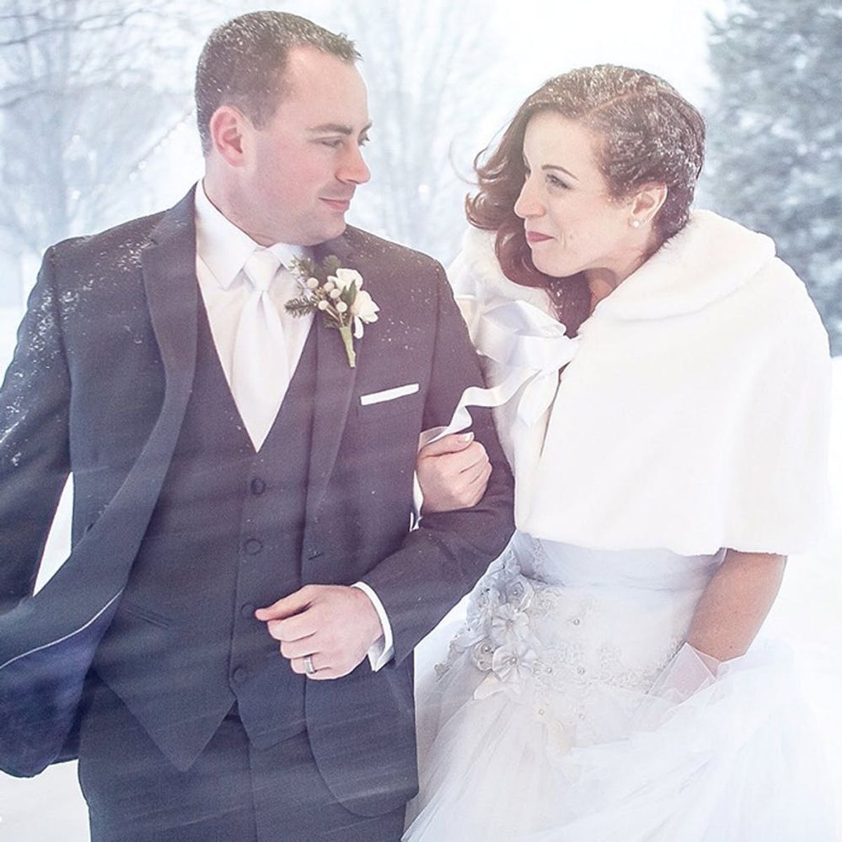 How These Two Couples Turned Last Weekend’s Blizzard Into Epic Wedding + Engagement Shoots