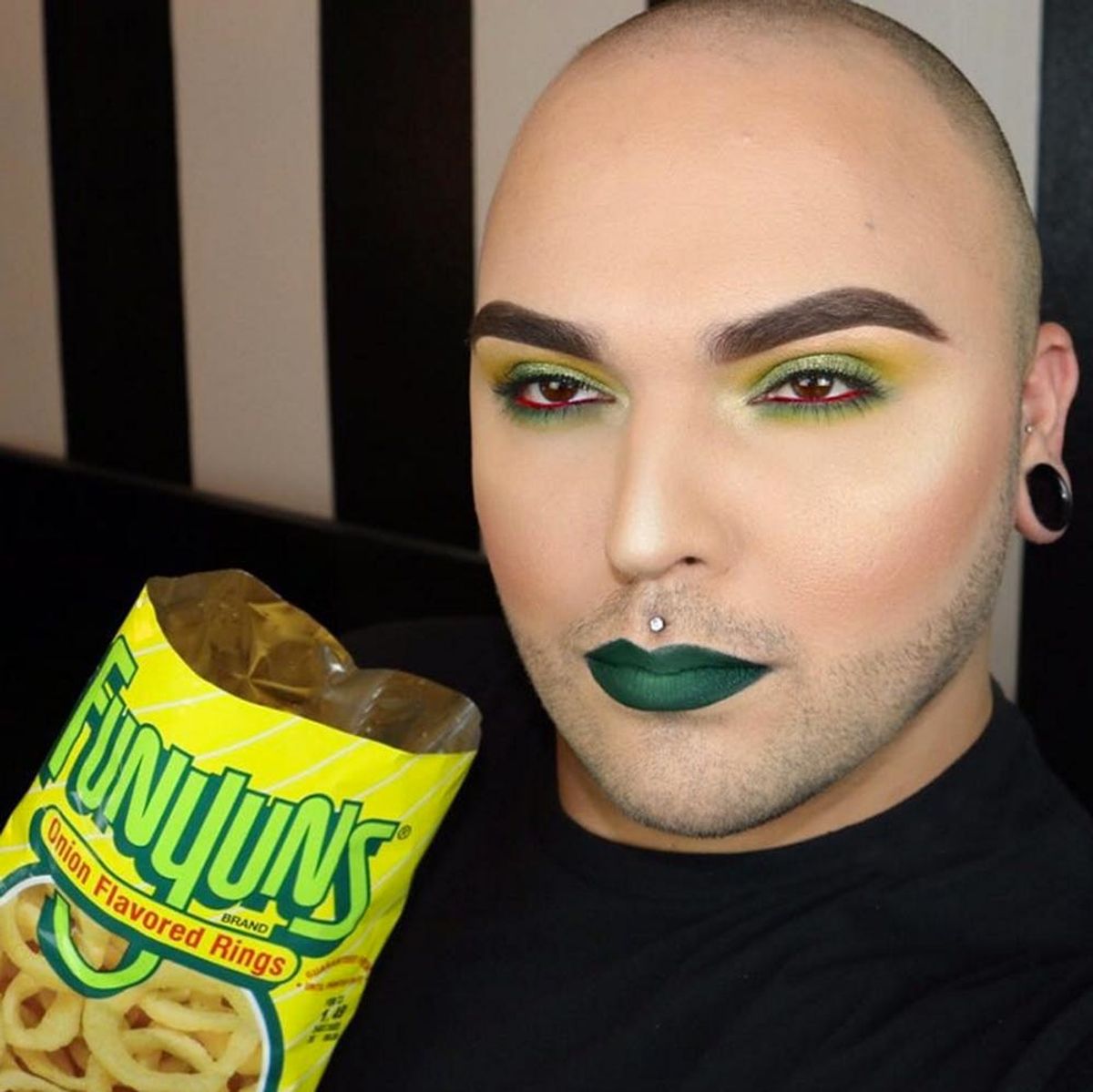 Makeup Artist Tim O Instagrams Makeup Looks to Match His Favorite Junk Food