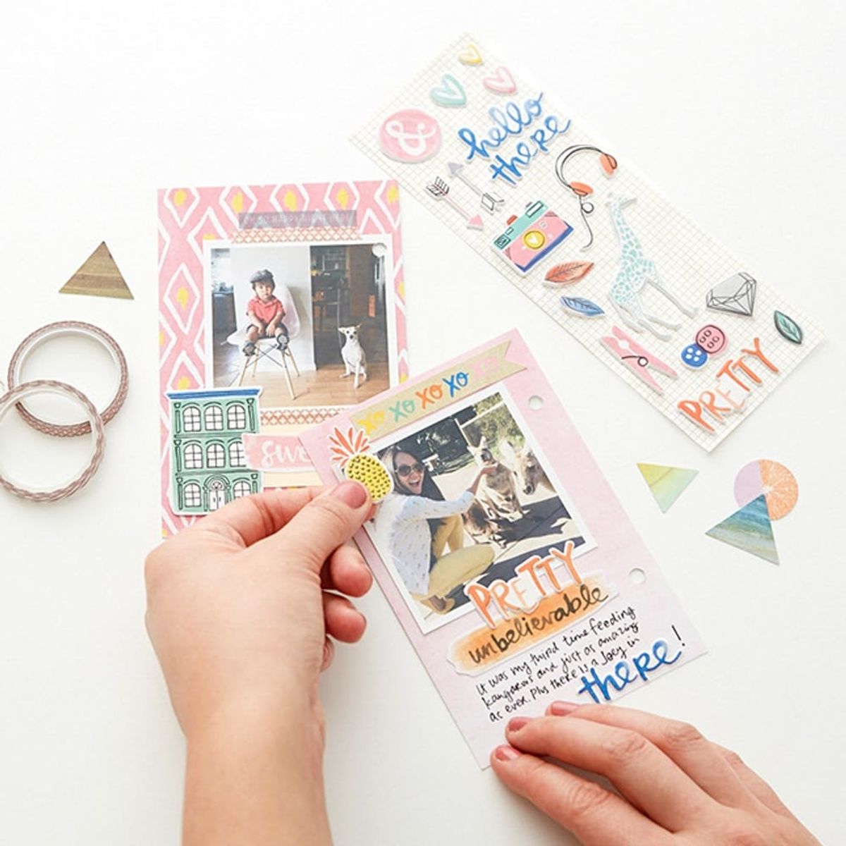 How to Make a Modern Mini Scrapbook for Your Coffee Table