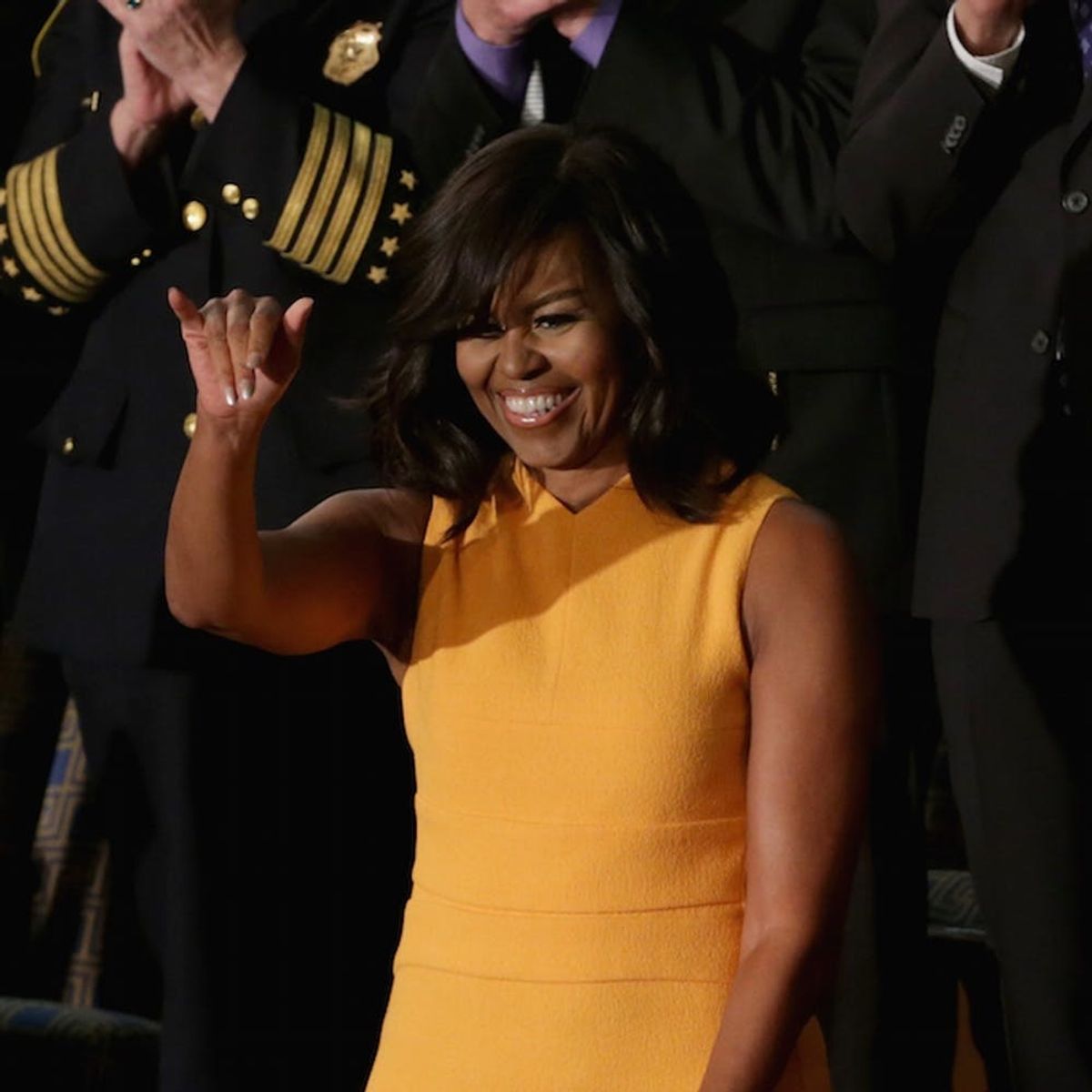 Michelle Obama Was the Real Star of the State of the Union in This Stunning Dress