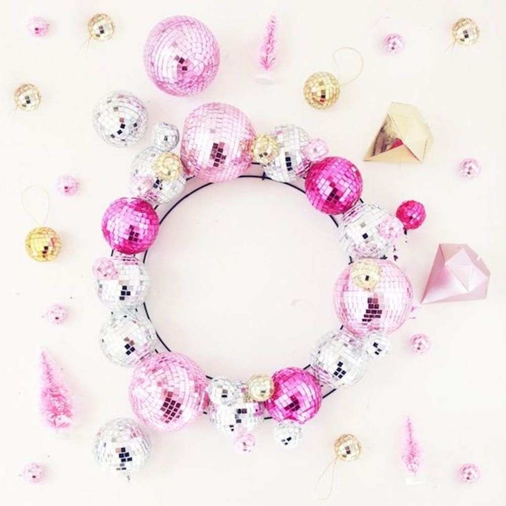 13 Ways to DIY Disco Ball Christmas Decorations - Brit + Co