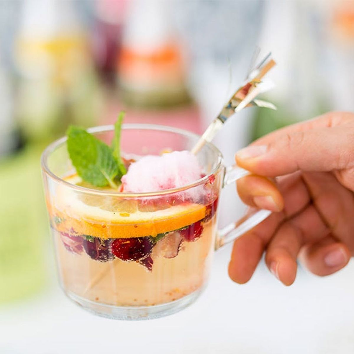 This Cranberry Mint Mimosa Is What Your Brunch Is Missing