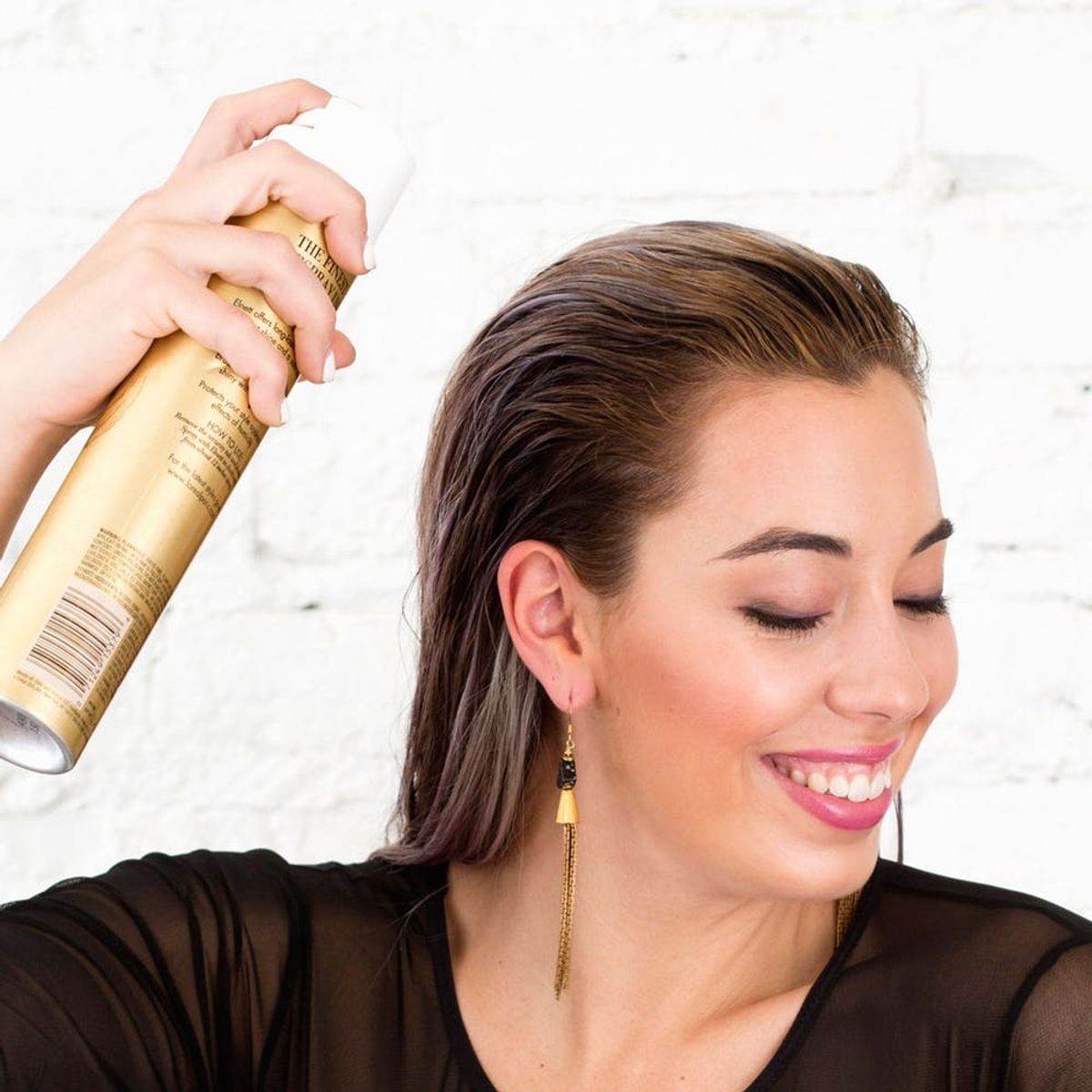 This Genius Hairspray Hack Could Save Your Next Updo