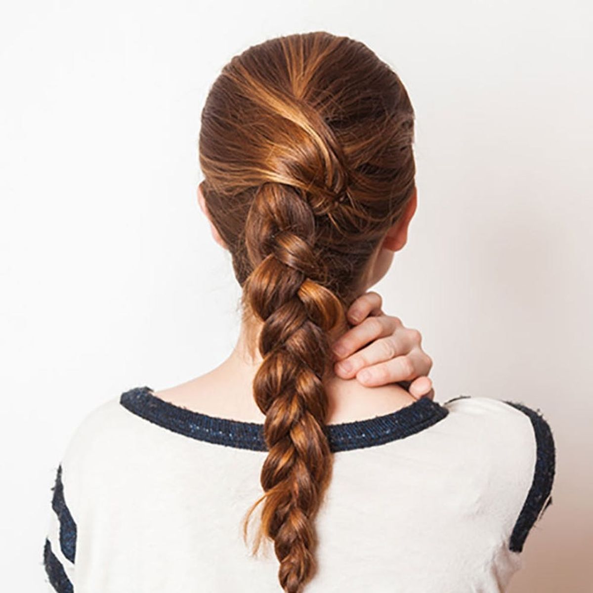 This Easy Upgraded French Braid Is Exactly What Your Lazy Girl Look Needs