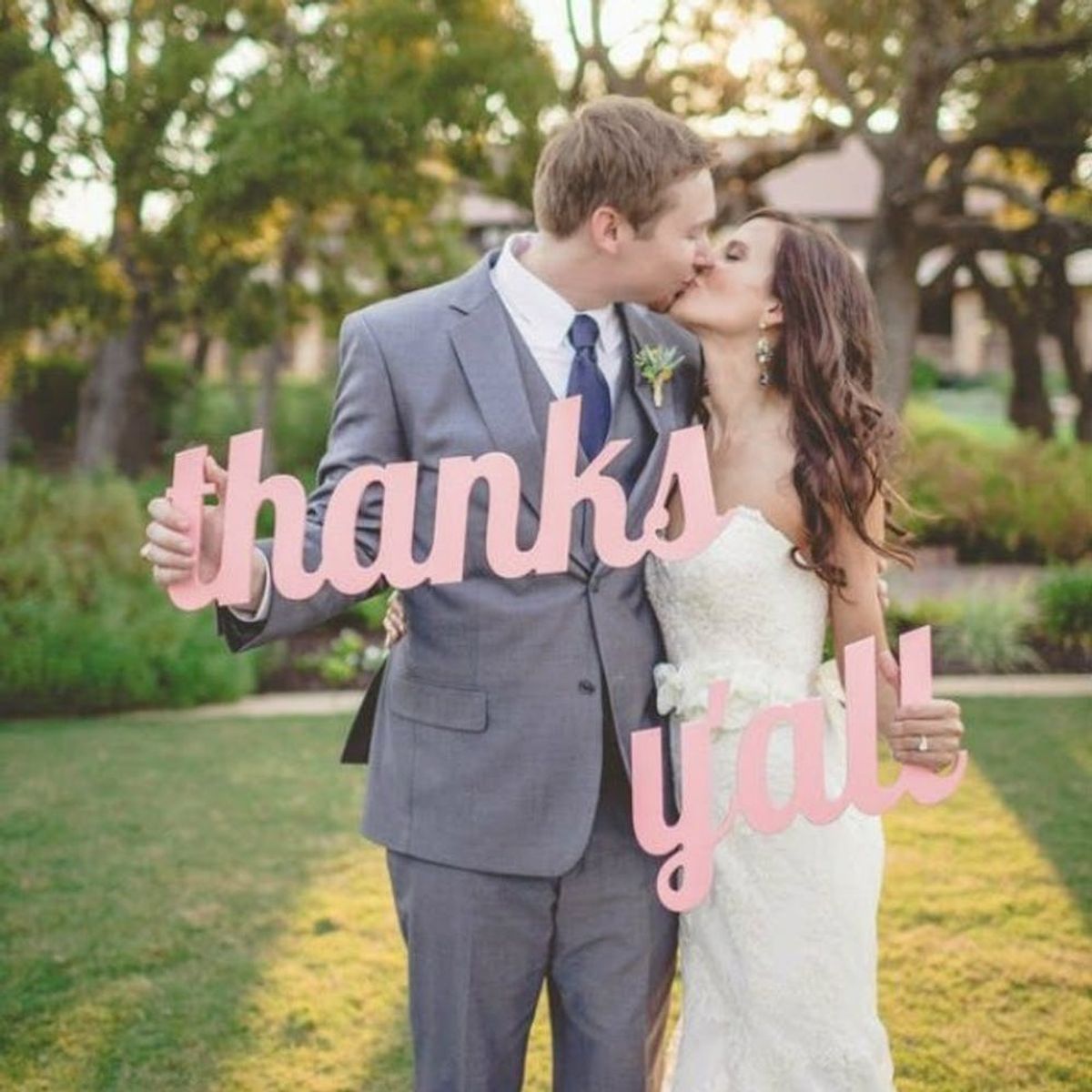 13 Sweet Wedding Thank You Card Shots You Should Ask Your Photog For