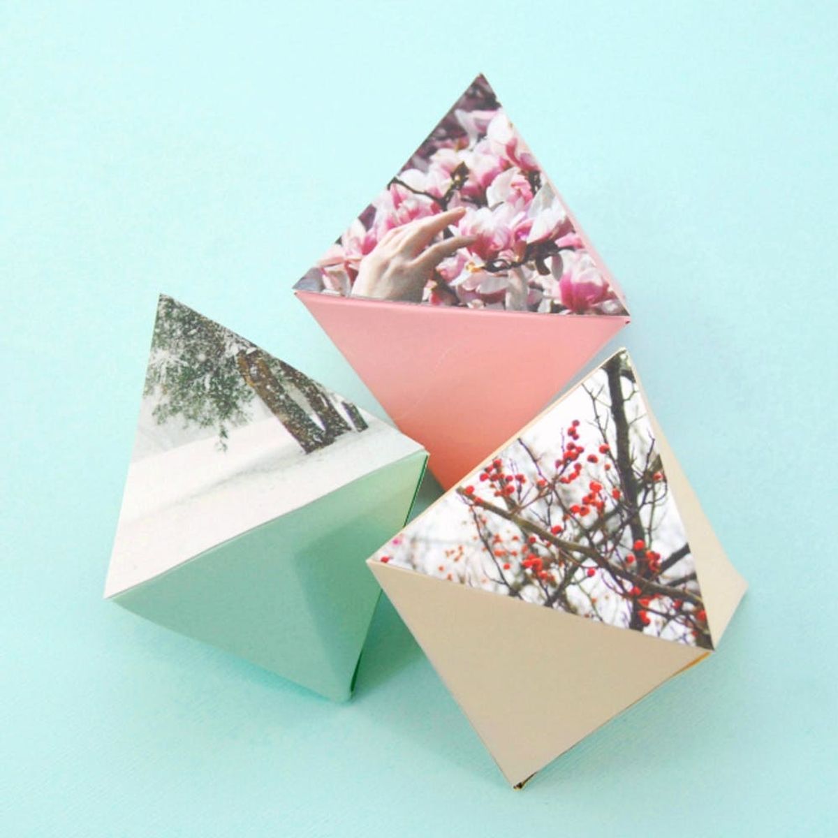 How to Make Geo Ornaments With Your Favorite Photos