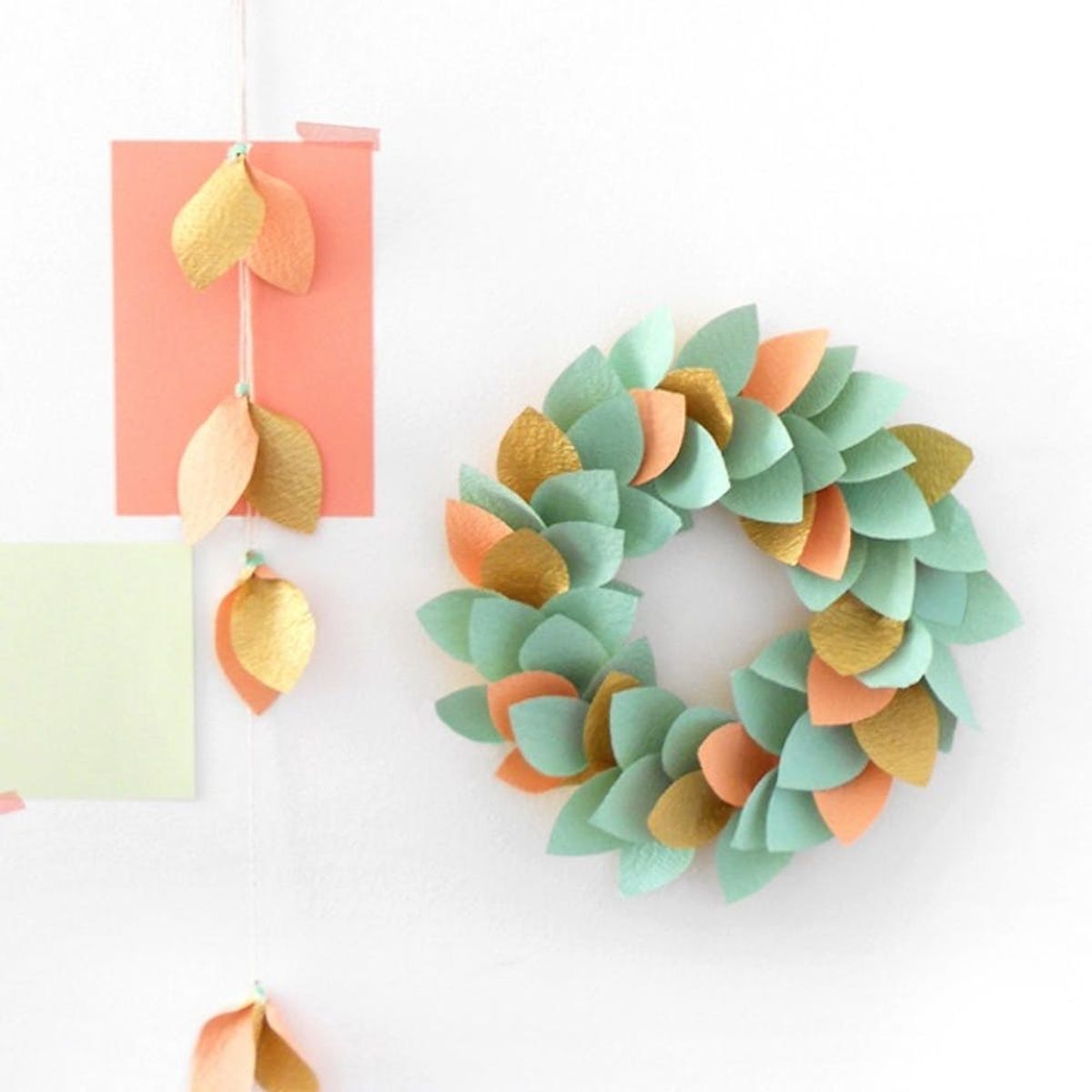 18 Modern Holiday Wreaths You Can Totally DIY