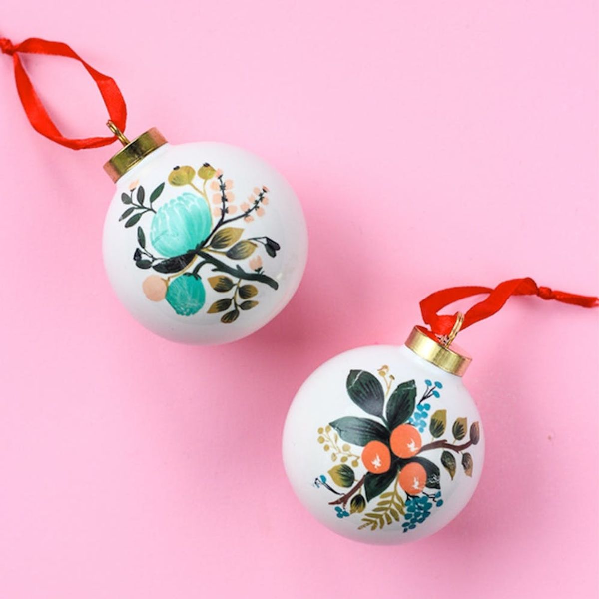 What to Make This Weekend: Marbled Cards, Painted Ornaments + More