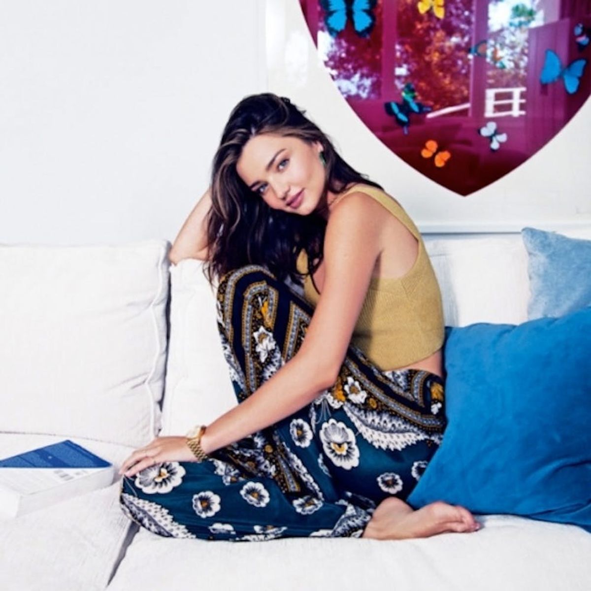 How to Get the Look of Miranda Kerr’s Cool Blue Beach House
