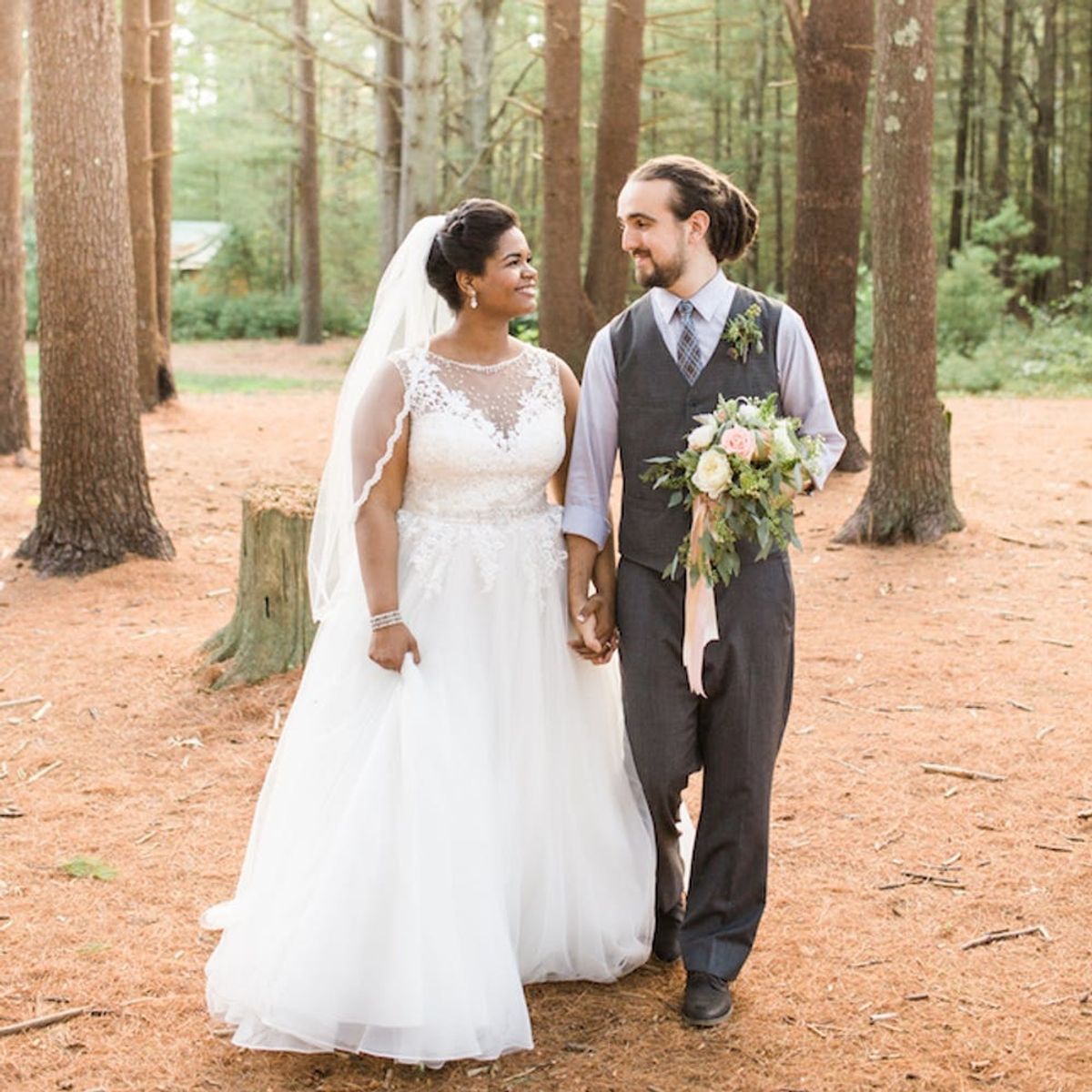 This Couple’s Rhode Island Wedding Was Pretty, Punny and DIYed to Perfection