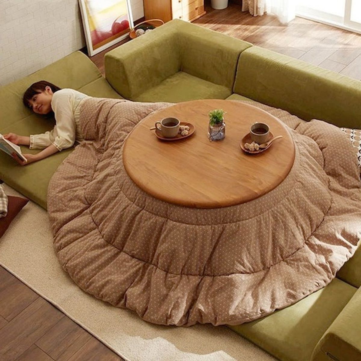 This Weird Japanese Blanket Table Wants to Give You the Best Nap EVER