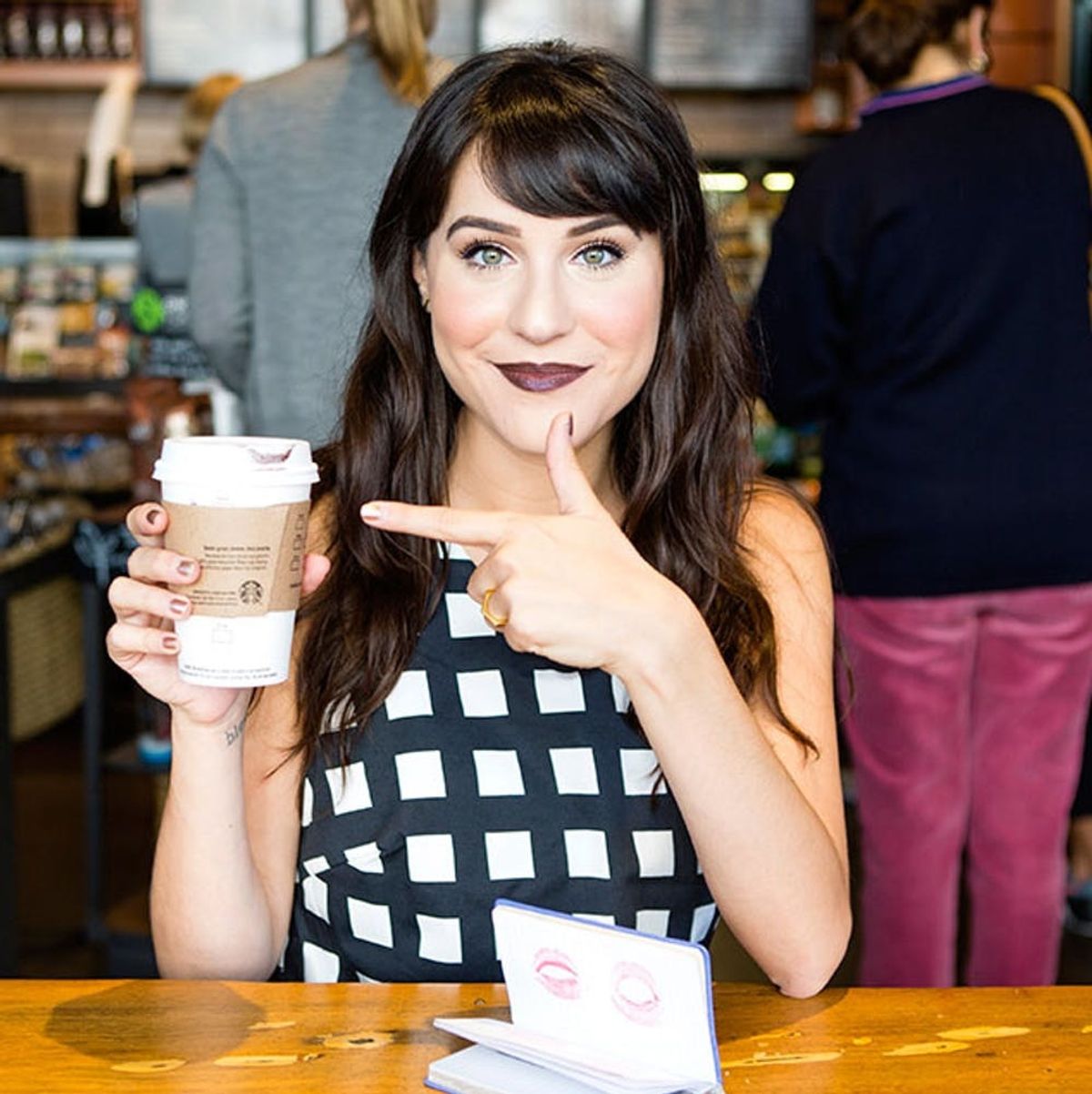 What Happened When Our Preppy Beauty Writer Wore Crazy Dark Lipstick All Weekend