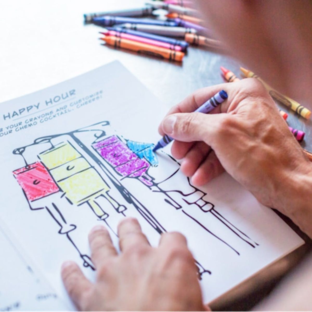 This Coloring Book Kickstarter Benefits Cancer Patients