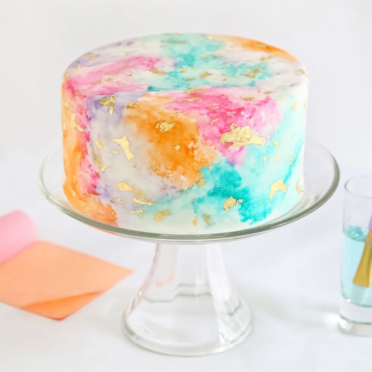 What to Make This Weekend: A Gilded Watercolor Cake, a Gumball Machine Pumpkin + More