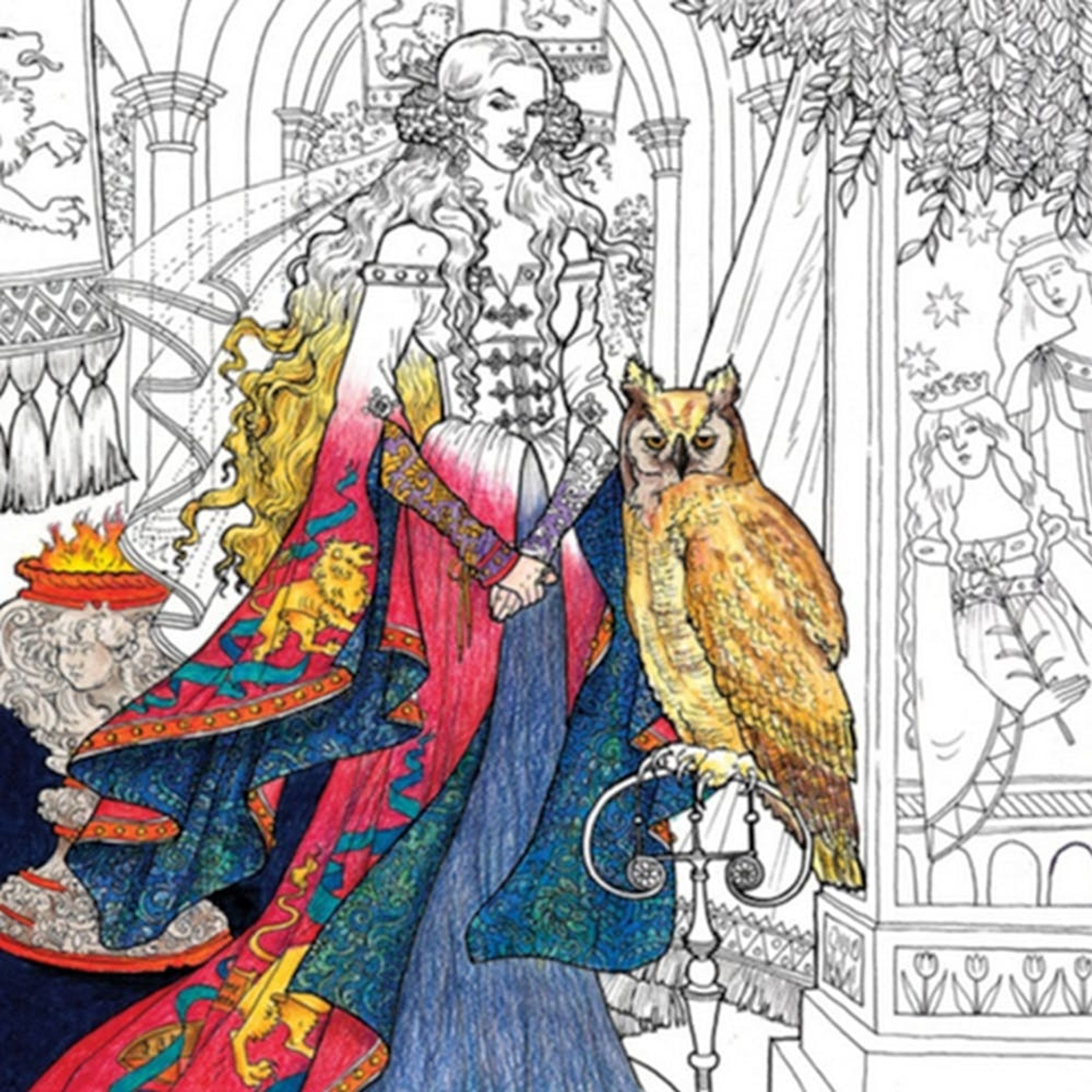See a Sneak Peek of the Game of Thrones Coloring Book