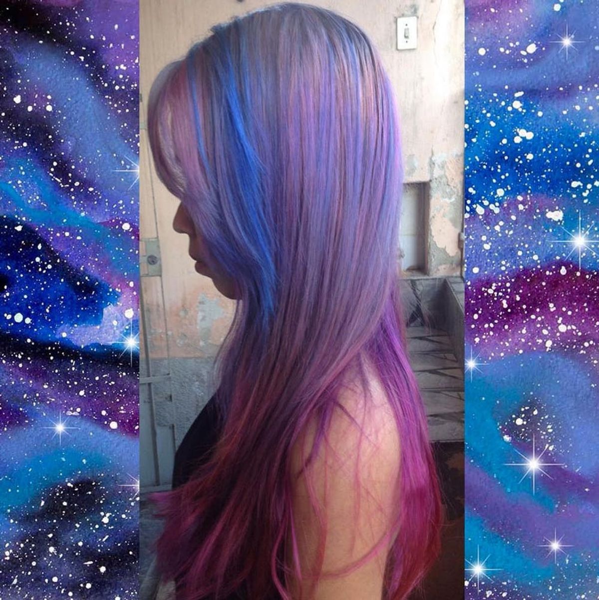 This Beautiful New Hair Color Trend Is *So* Far Out