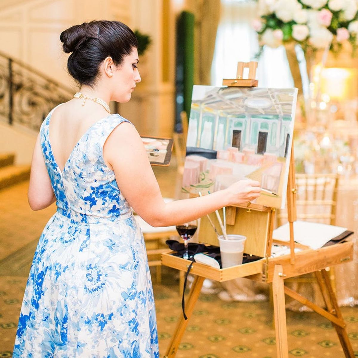 Why Live Painting Could Be the Next Big Wedding Trend
