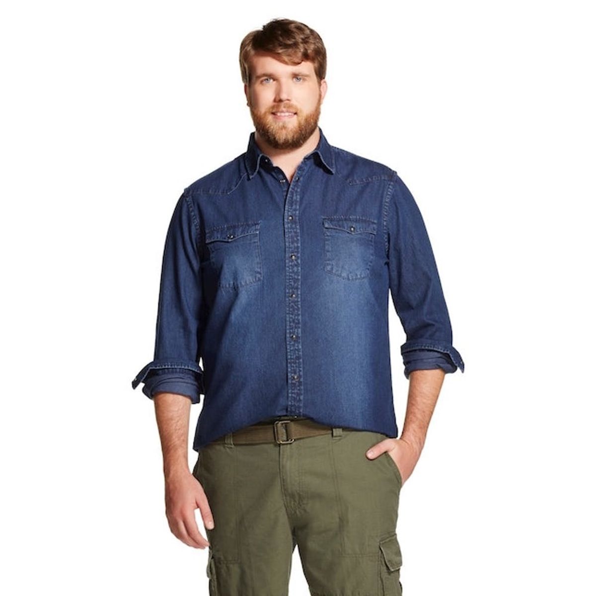 Target’s Only Plus-Size Male Model Makes an Important Statement About Inclusivity