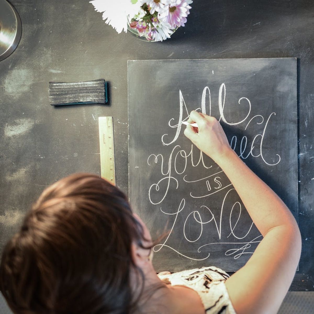 How to Do Your Own Chalk Wedding Signage like a Pro