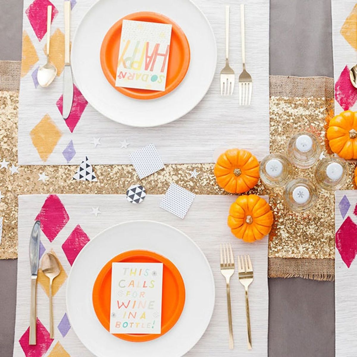 These Hand-Stamped Placemats Will Level Up Your Next Dinner Party