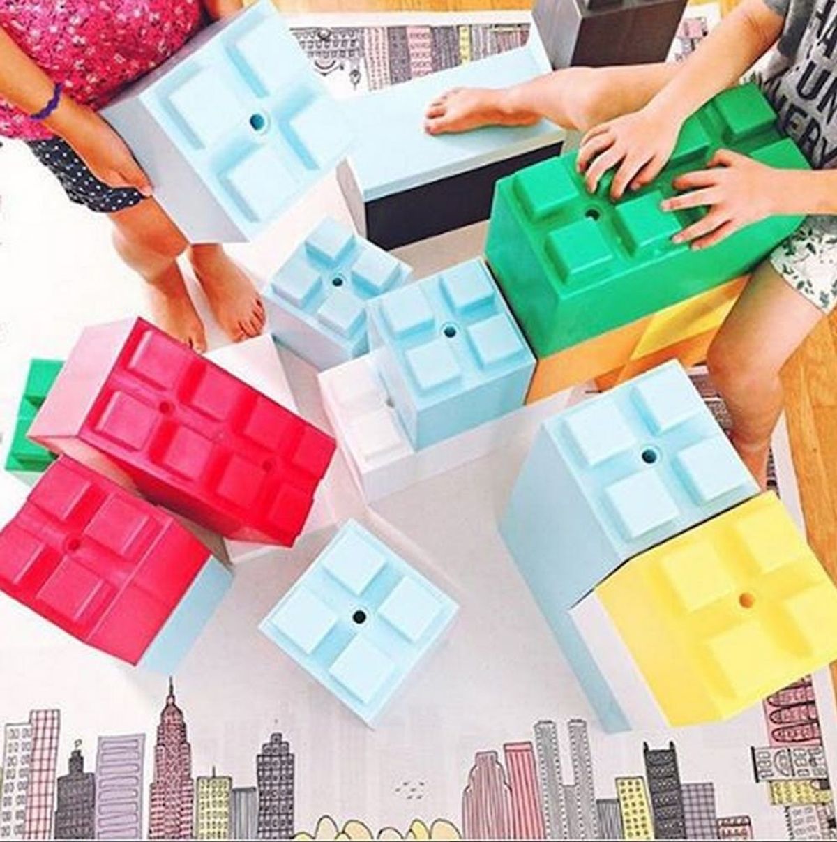 You Can Build Your Own Furniture With These Giant LEGO-like Blocks