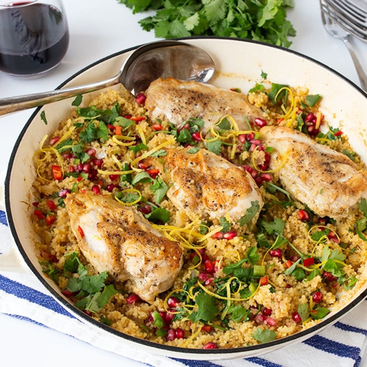Make This Speedy One-Pot Chicken Couscous Dinner Recipe This Week