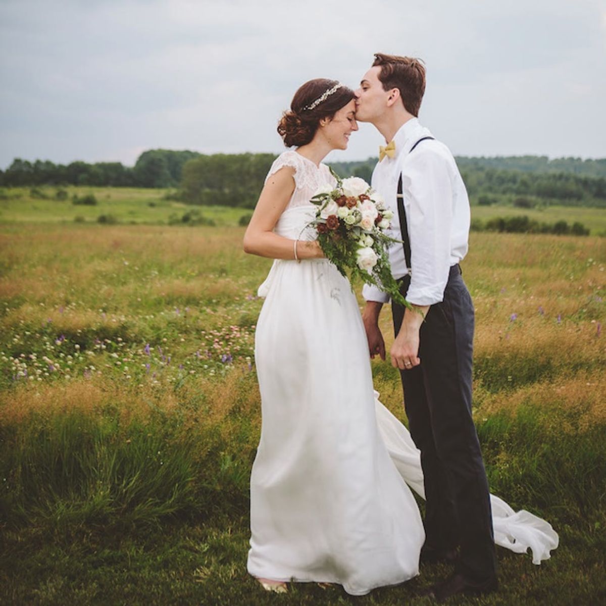 This Romantic Woodland Wedding Is Filled With Pretty, Personal Touches