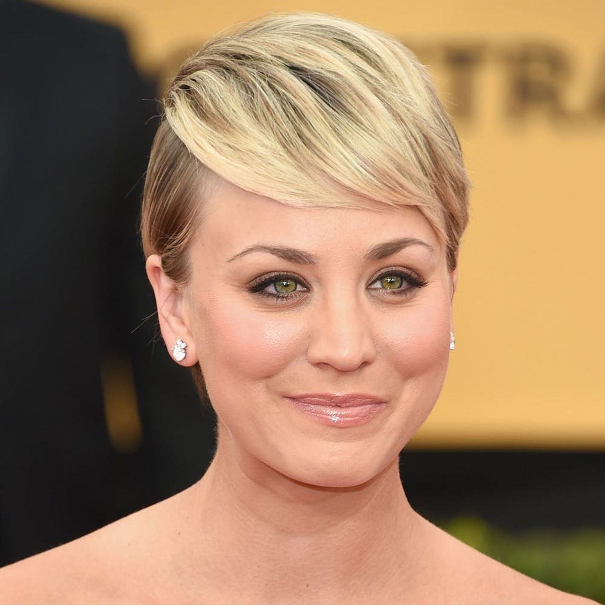 Kaley Cuoco Proves You Can Braid Your Hair Even If It’s Short