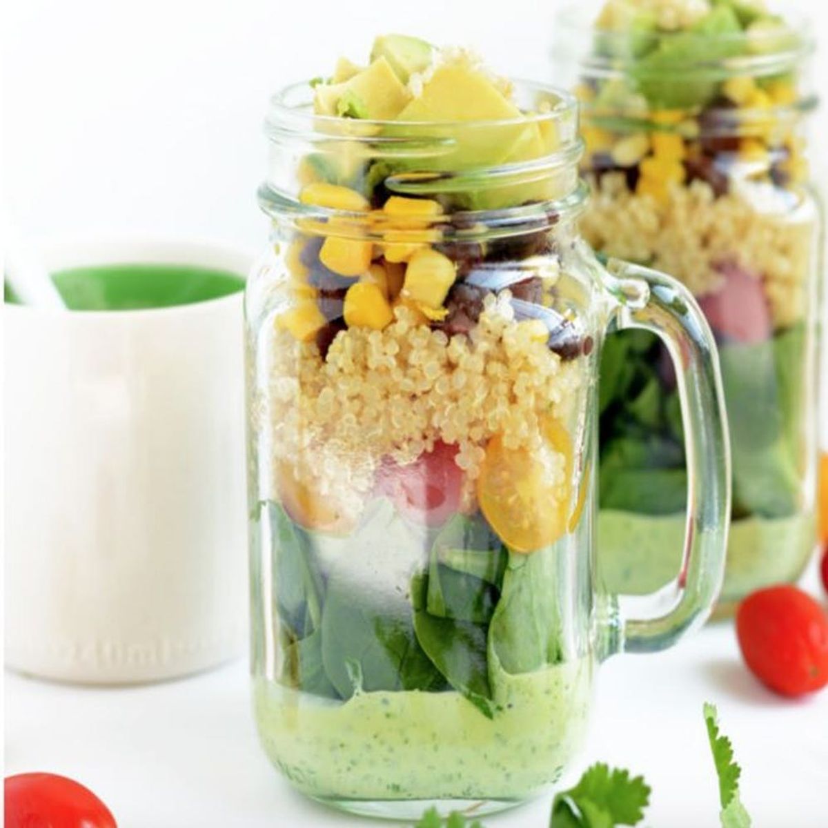 10 Delicious Mason Jar Salads for Back to School or Work