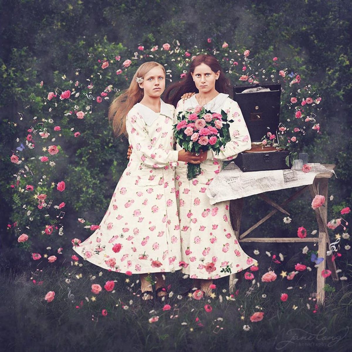 This Photographer Turns Old Photos into Next-Level Art