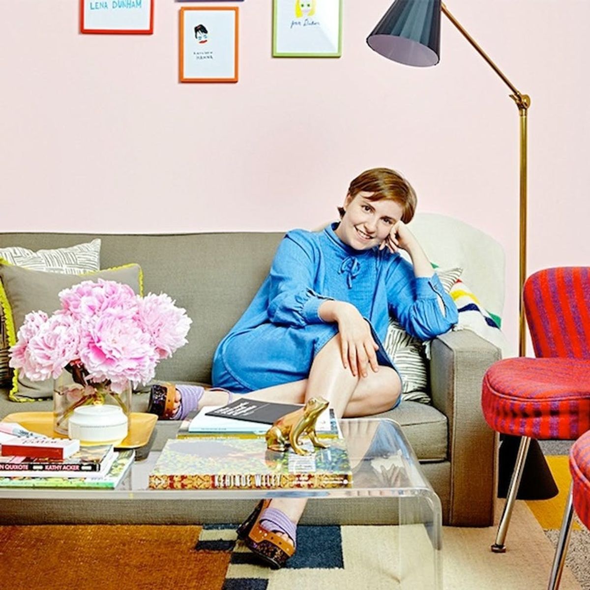 Lena Dunham’s Dressing Room Is Full of DIYs You’ll Want to Hack