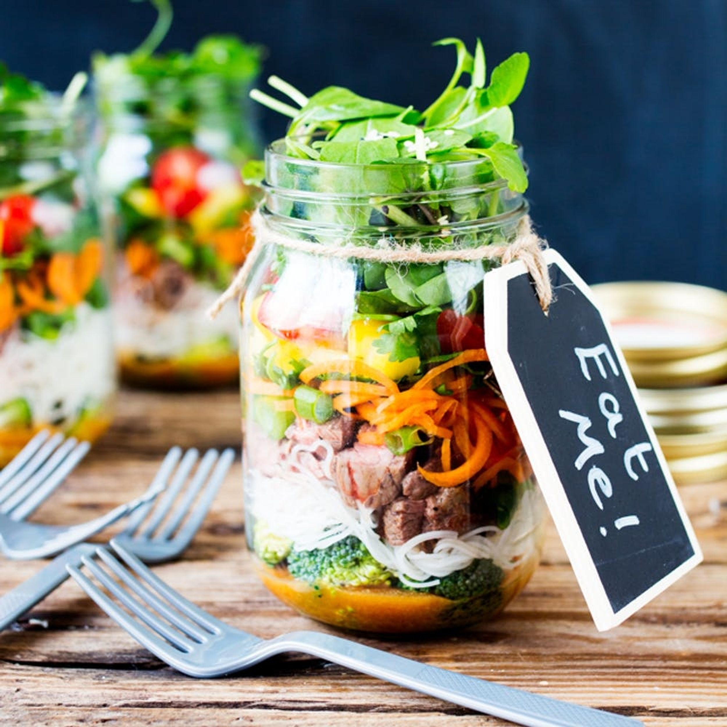 Your Next Lunch Needs This Thai Salad in a Jar Recipe