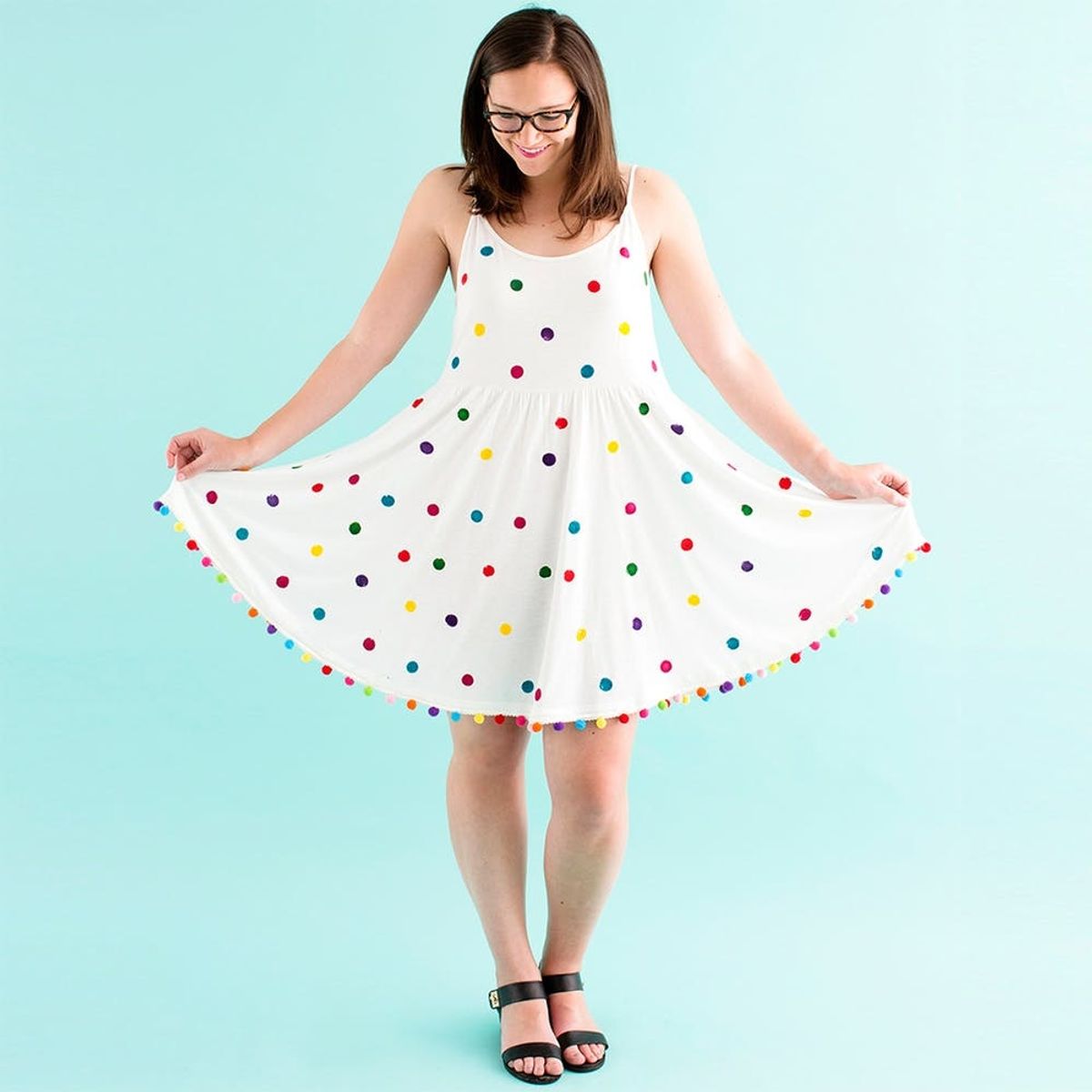 DIY This $100 Polka Dot Dress for Less Than $50