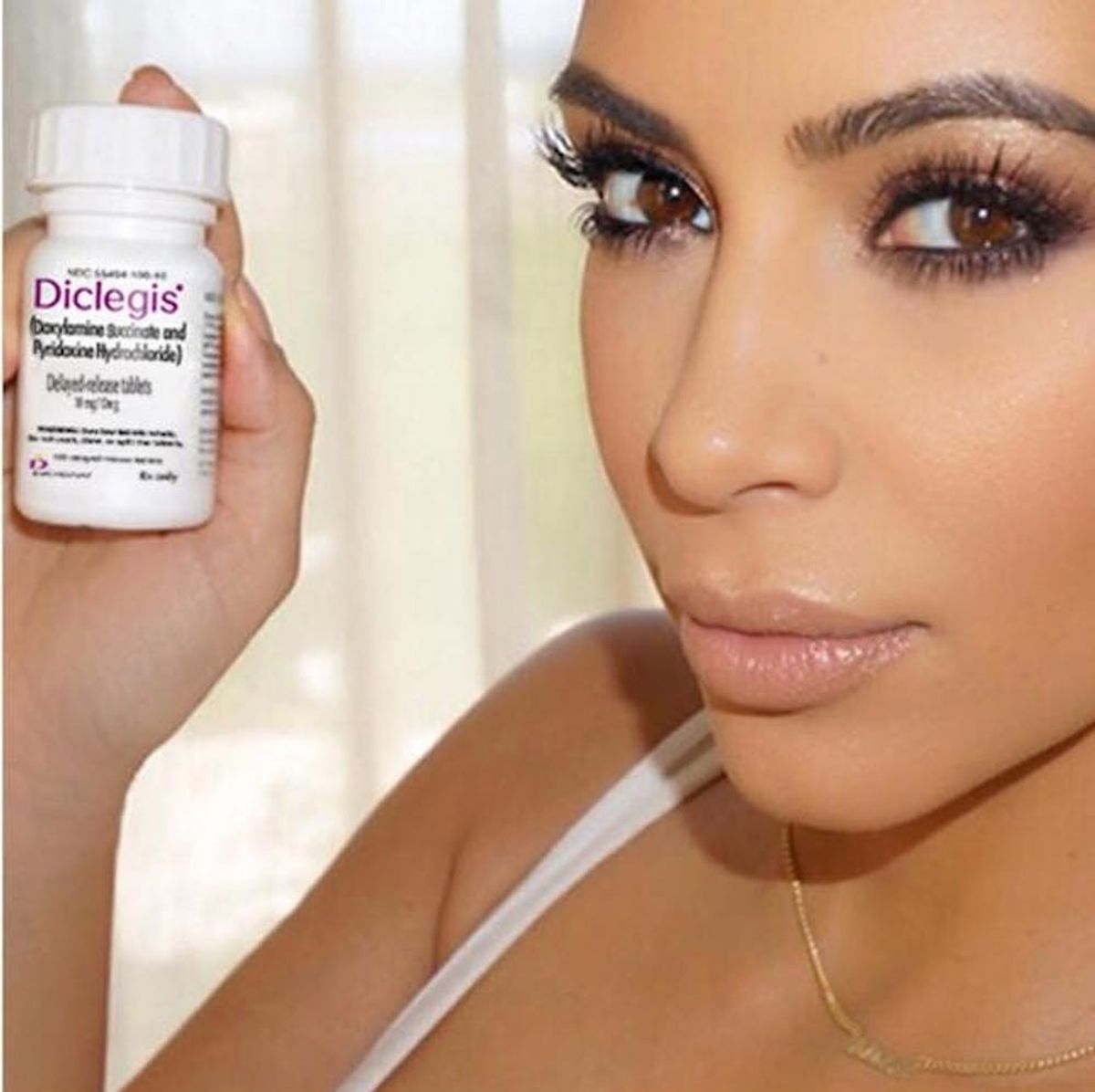Why Kim Kardashian Is Catching Heat for Her Morning Sickness Treatment