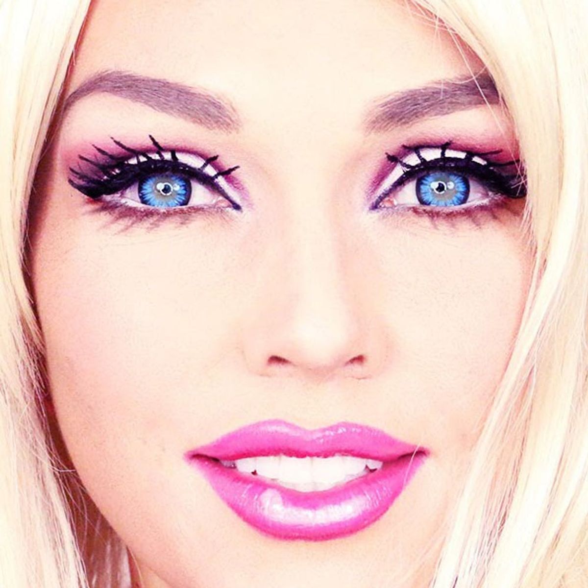 See This Makeup Artist Transform Herself Into a Living Barbie in 90 Seconds