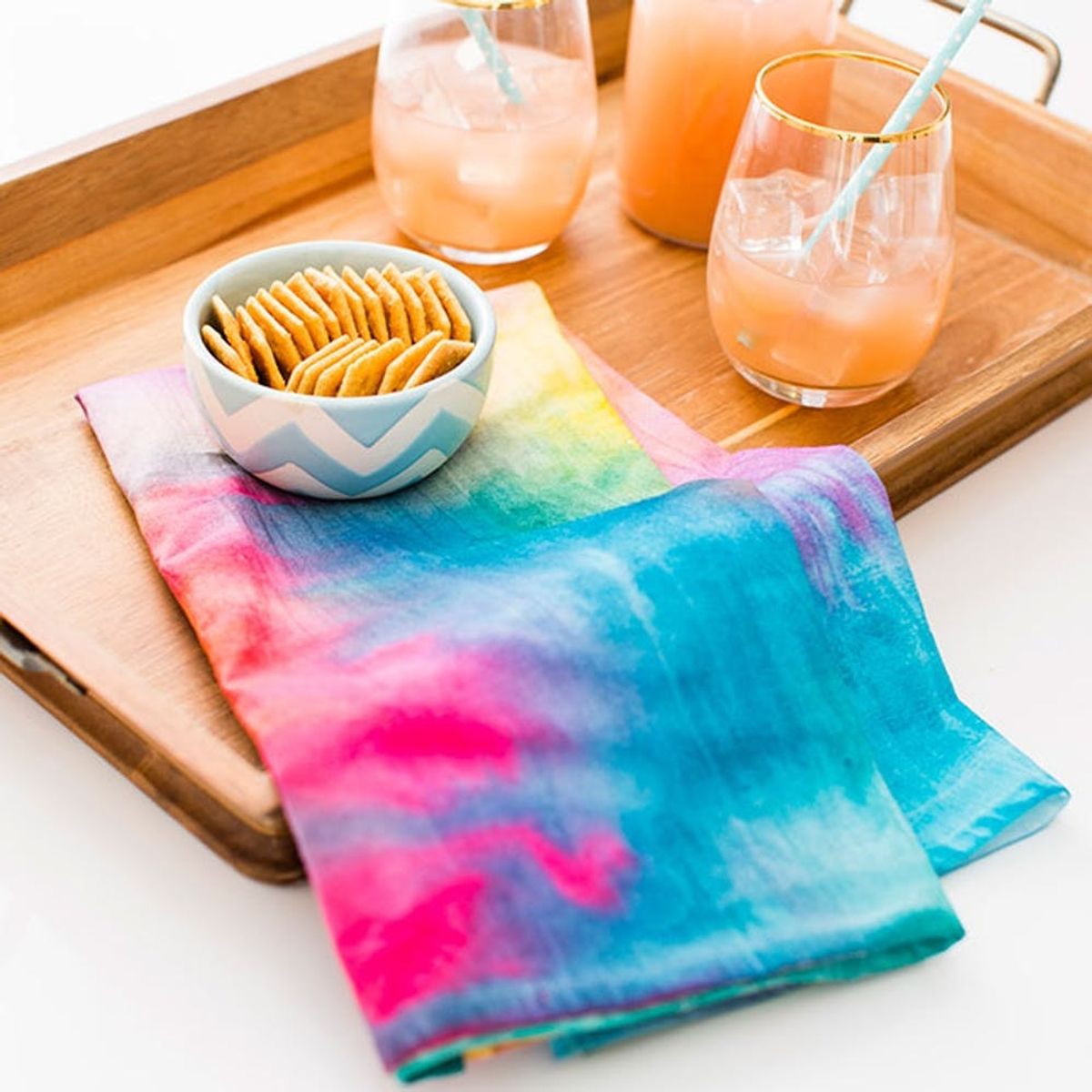 How to Make Easy Watercolor Linens That Won’t Wash Out