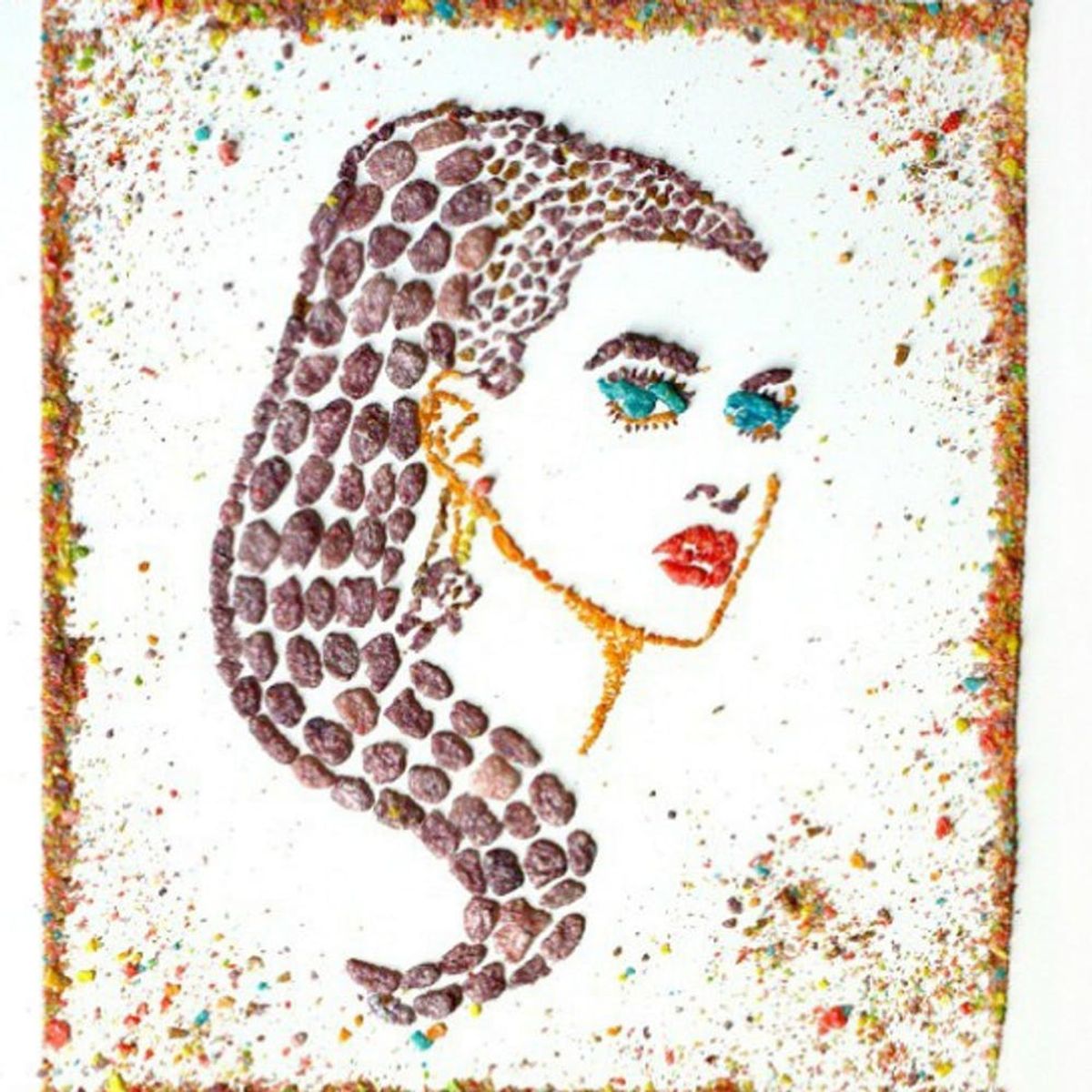 This Artist Makes LOL-Worthy Celeb Portraits Out of Cereal