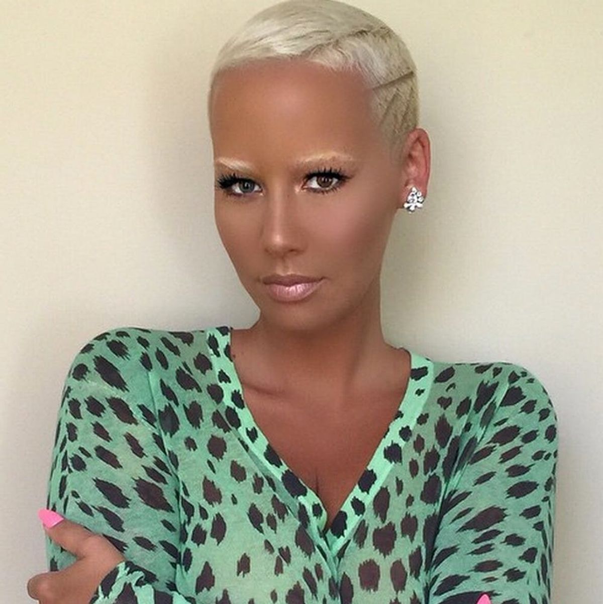 Amber Rose Will Make You Want to Try This New Eyebrow Trend