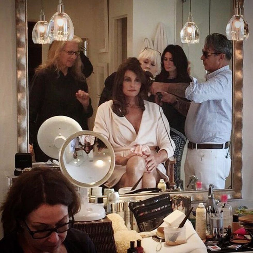 Get a Behind-the-Scenes Look at Caitlyn Jenner’s Vanity Fair Beauty Prep