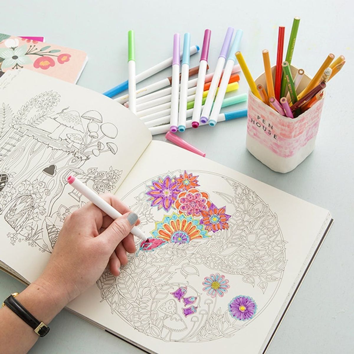 Color the Stress Away With 13 Coloring Books for Adults