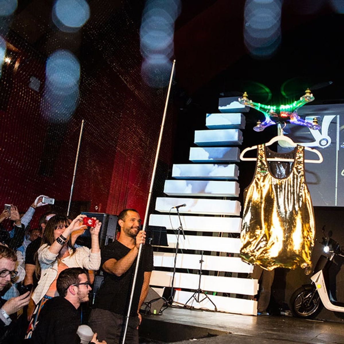 Disco Ball Suits + Drone Models: This Is How Silicon Valley Does Fashion Week