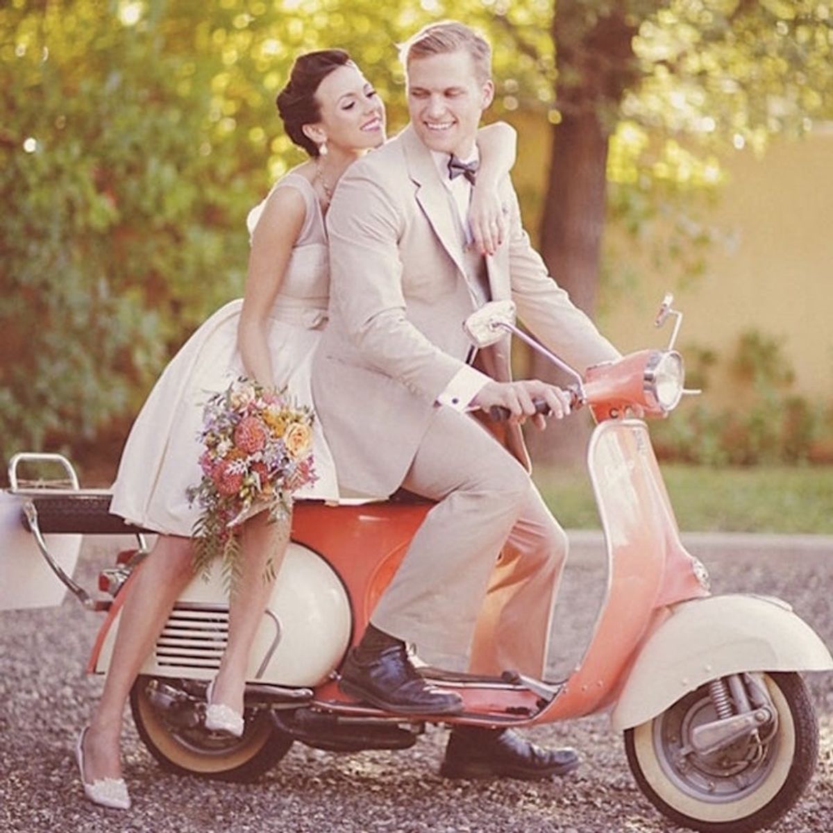 17 Whimsical Wedding Getaway Vehicles Better Than a Limo
