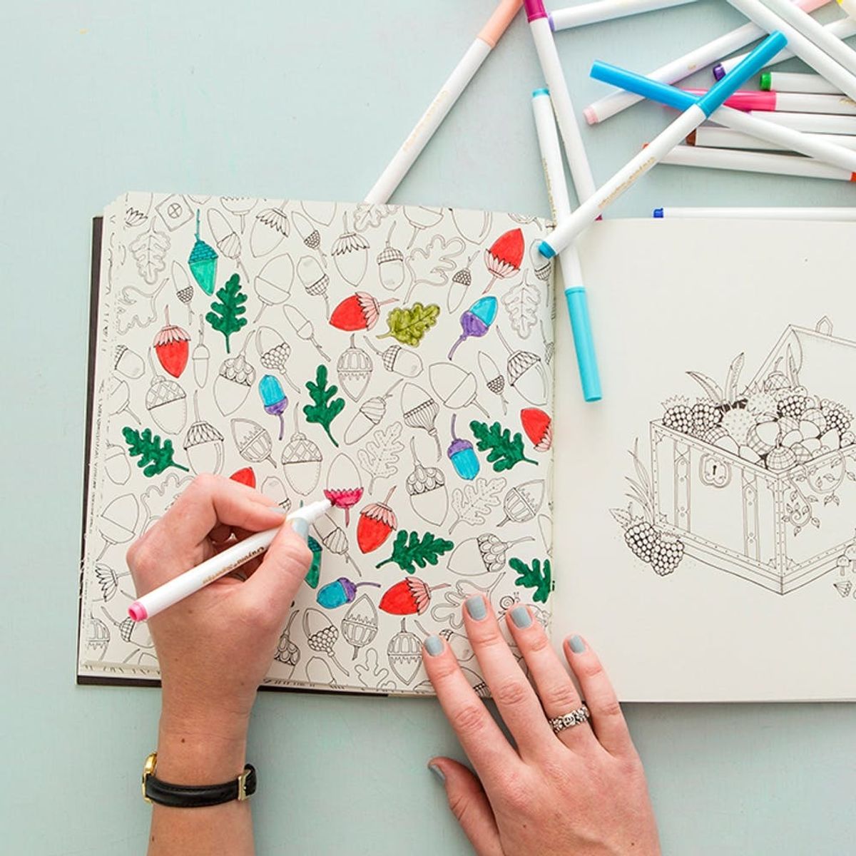 This Funny Coloring Book for Adults Mocks Grown-Up Life