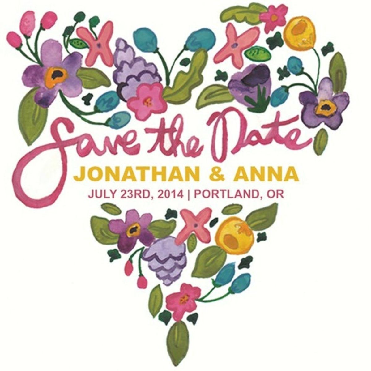Go Digital With 18 Eco-Friendly Save the Dates + Wedding Invitations